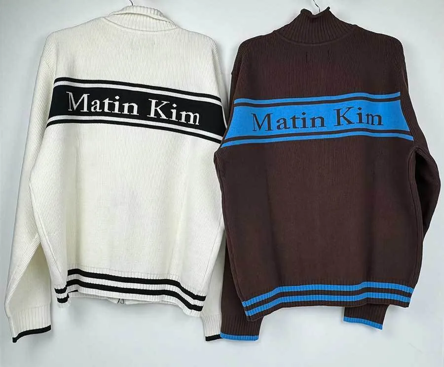 Matin Kim  |Casual Style Wool Street Style Long Sleeves Plain