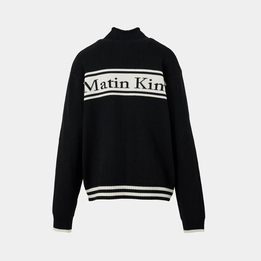 Matin Kim  |Casual Style Wool Street Style Long Sleeves Plain