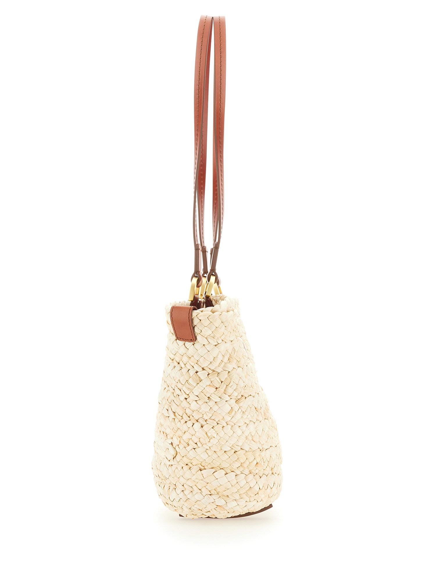 MAX MARA    STRAW BUCKET BAG