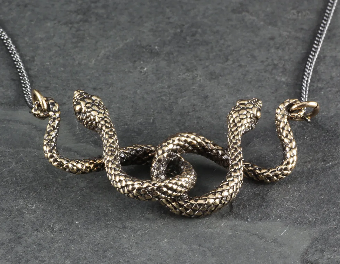 Medusa Necklace - Bronze