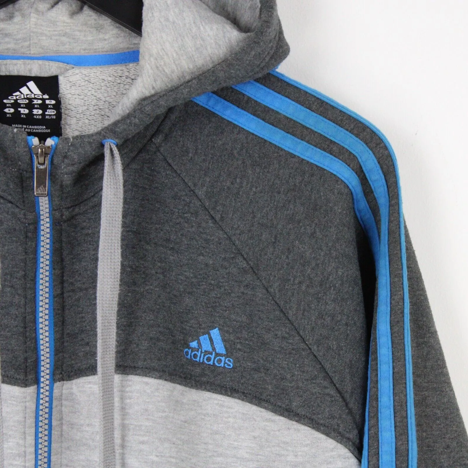 Mens ADIDAS Hoodie Grey | XL