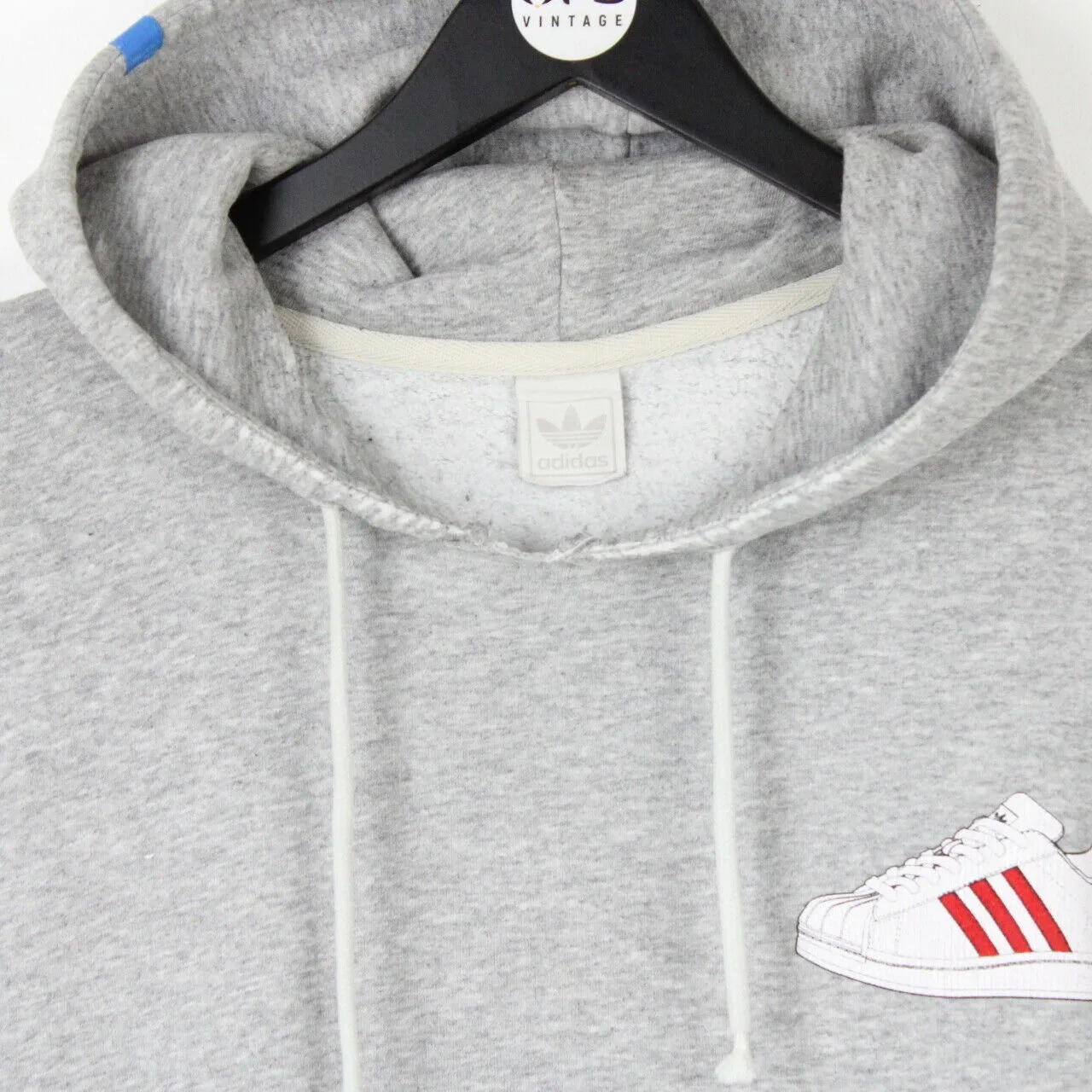 Mens ADIDAS ORIGINALS 00s Hoodie Grey | Large