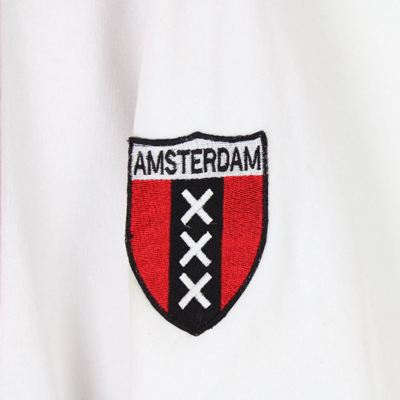 Mens AJAX 00s Amsterdam Hoodie Red | Medium