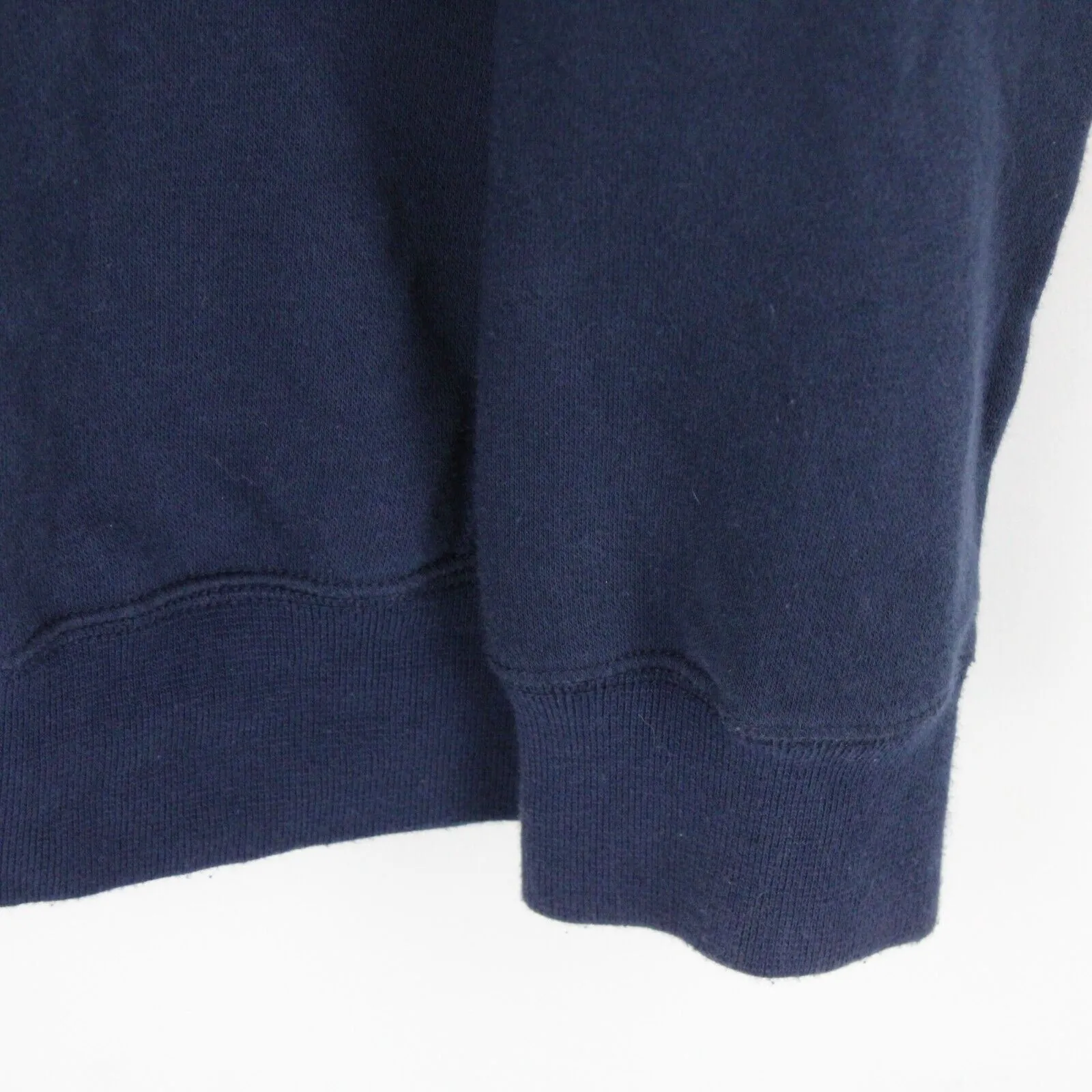 Mens CHAMPION Hoodie Navy Blue | Small