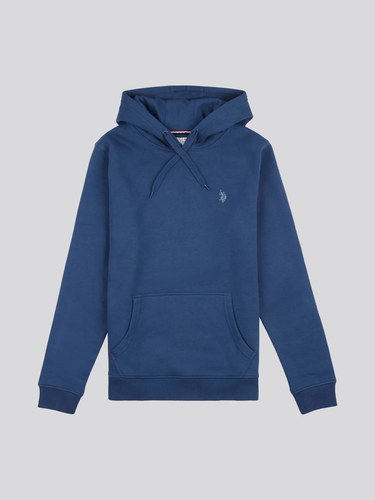 Mens Classic Fleece Hoodie in Dark Denim