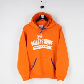 Mens IRN BRU Hoodie Orange | Medium