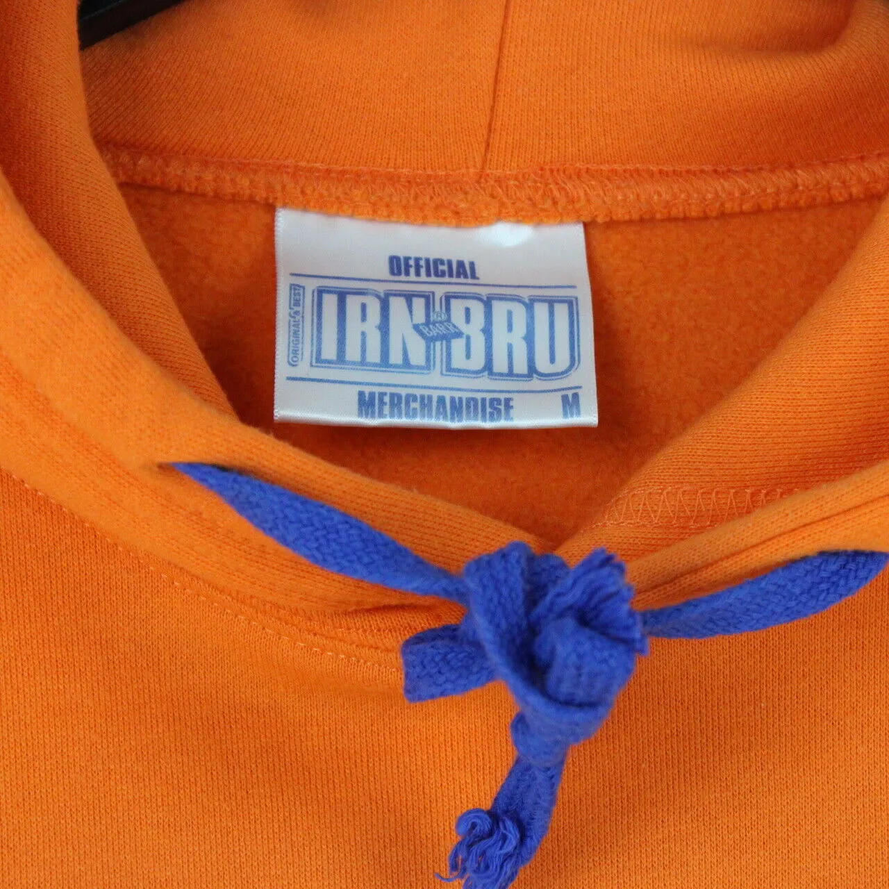 Mens IRN BRU Hoodie Orange | Medium