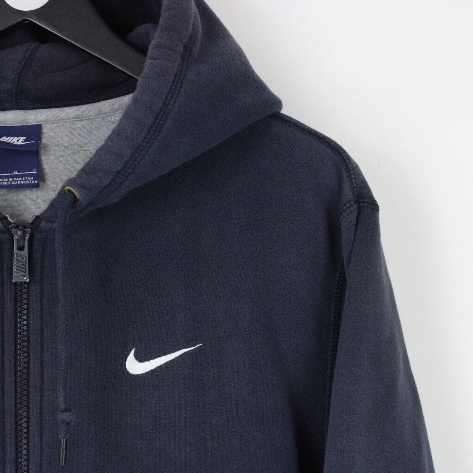 Mens NIKE 00s Hoodie Navy Blue | Large