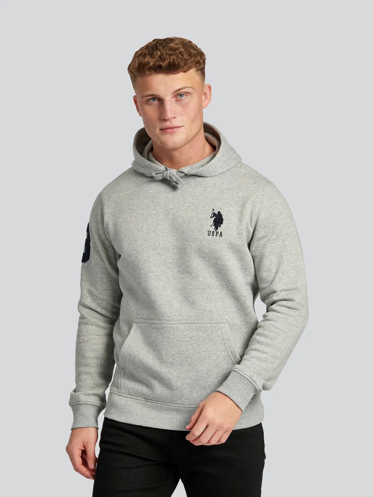 Mens Player 3 Hoodie in Vintage Grey Heather