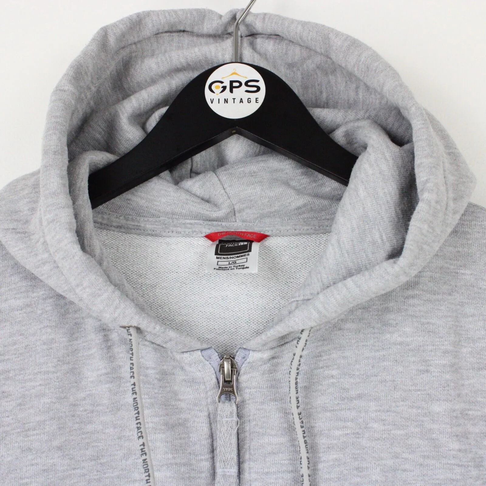 Mens THE NORTH FACE Hoodie Grey | Large