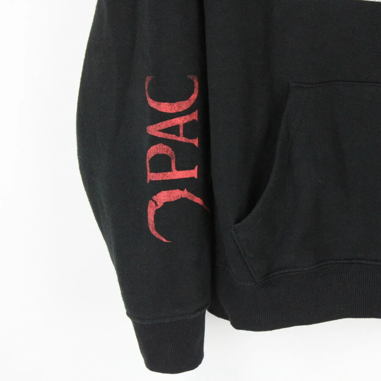 Mens TUPAC Hoodie Black | Large