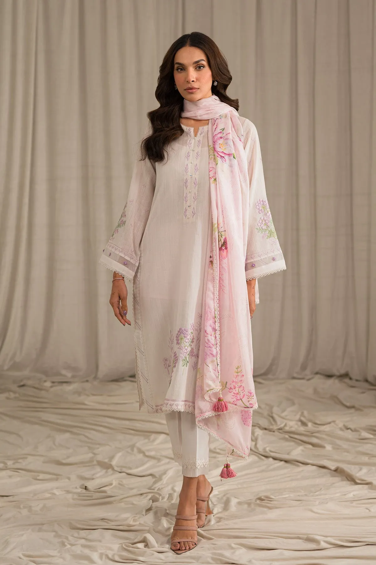 Mirage by Sahar Embroidered Luxury Lawn Unstitched 3Pc Suit S24-ES-L1-05