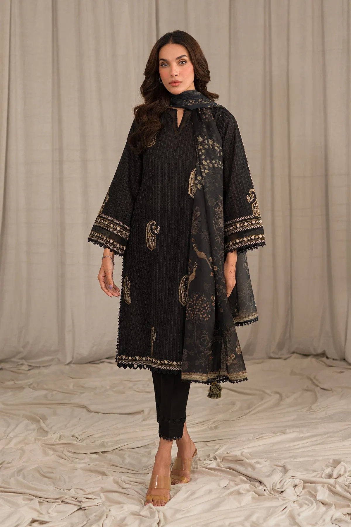 Mirage by Sahar Embroidered Luxury Lawn Unstitched 3Pc Suit S24-TL-L1-02