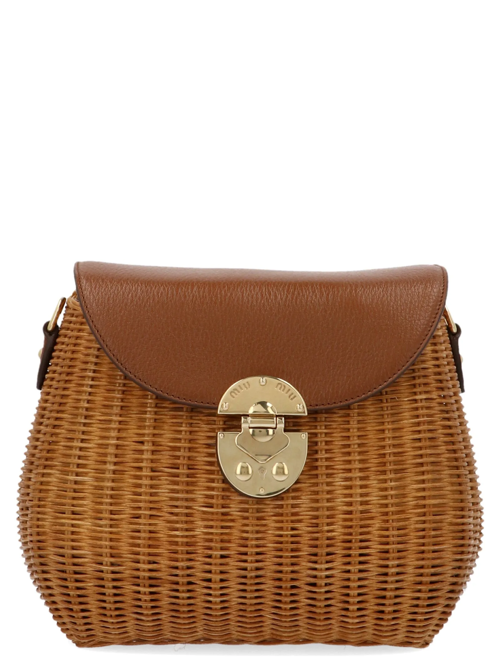 Miu Miu Woven Shoulder Bag