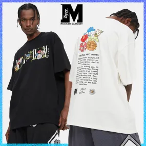 MR. ENJOY DA MONEY  |Crew Neck Unisex Sweat Street Style Cotton Short Sleeves