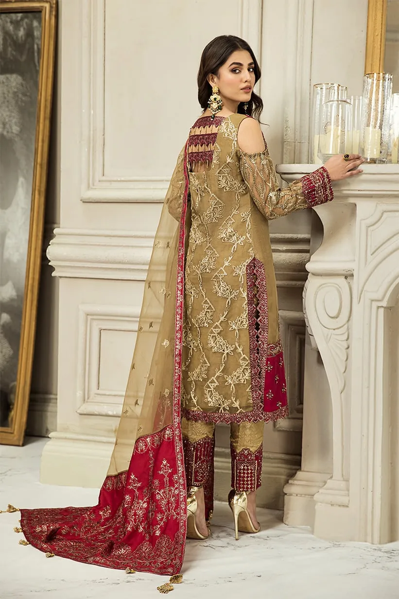 Nainsukh by House of Nawab Luxury Unstitched 3Pc Suit - HANA A