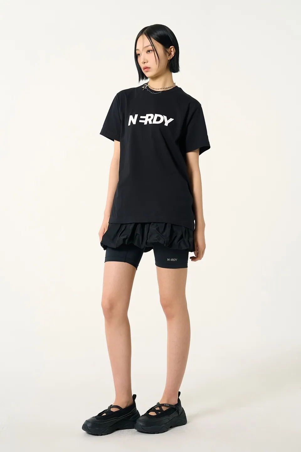 NERDY  |●NERDY● Blank Big Logo Short Sleeve T-Shirt / 24SS (4color)