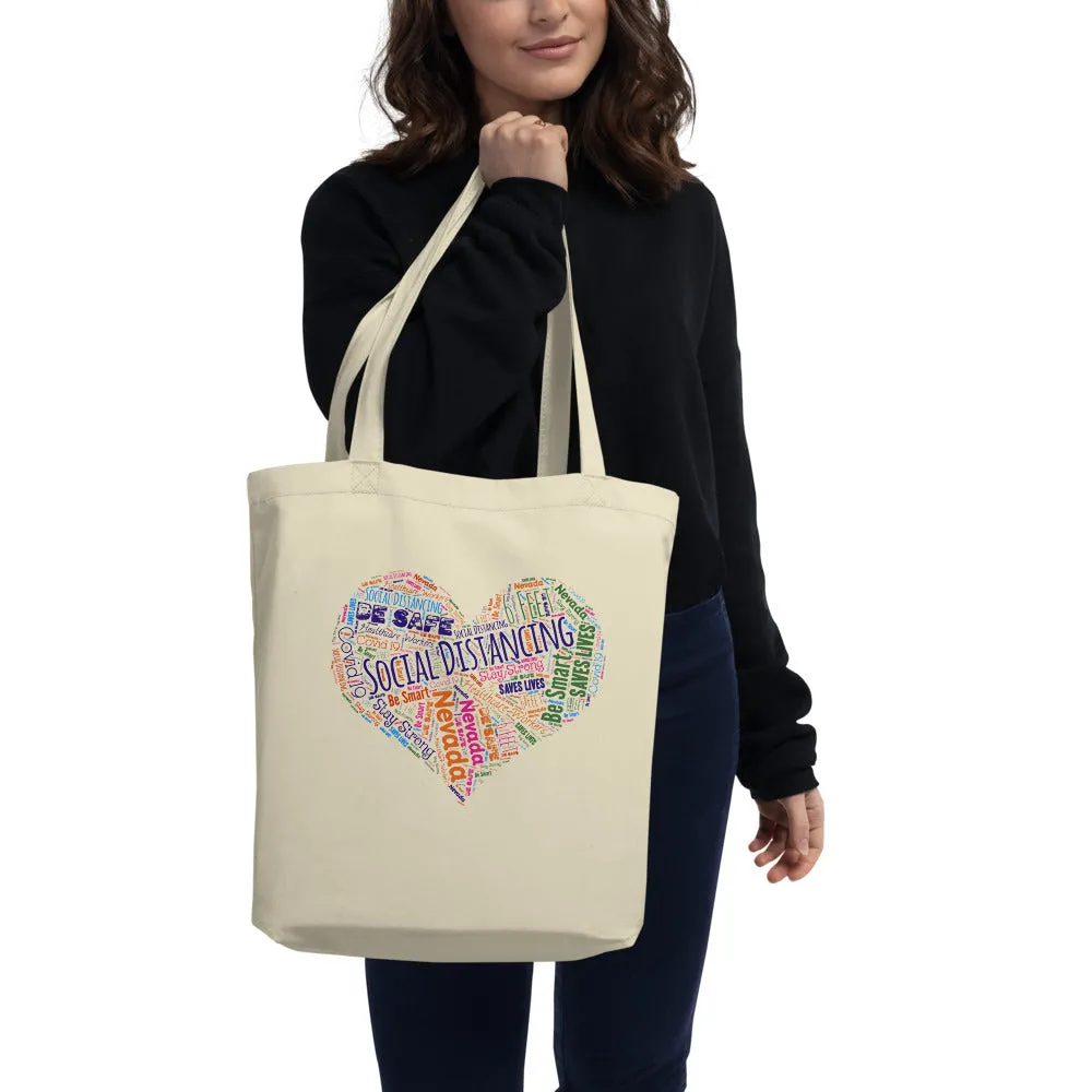 Nevada - Social Distancing Tote Bag - Eco Friendly