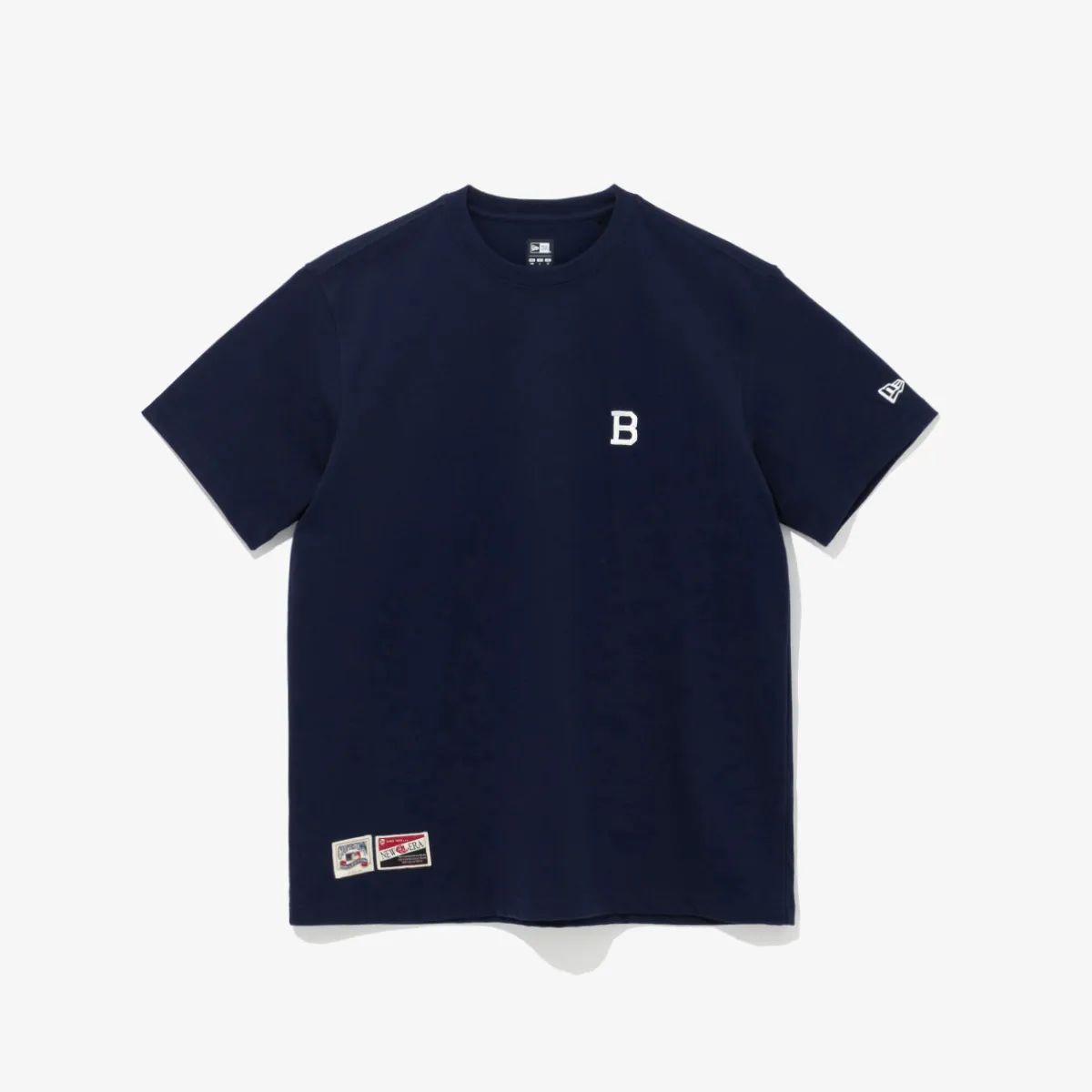 New Era  |Unisex Oversized Logos on the Sleeves Logo T-Shirts