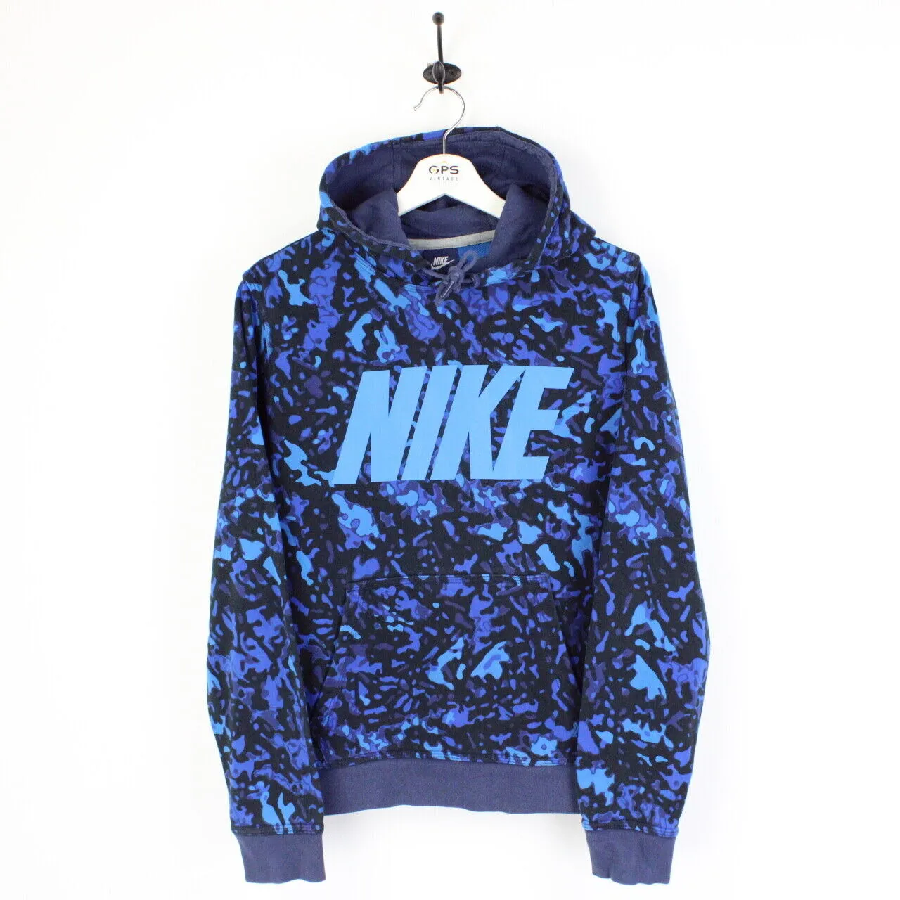 NIKE Hoodie Blue | Small