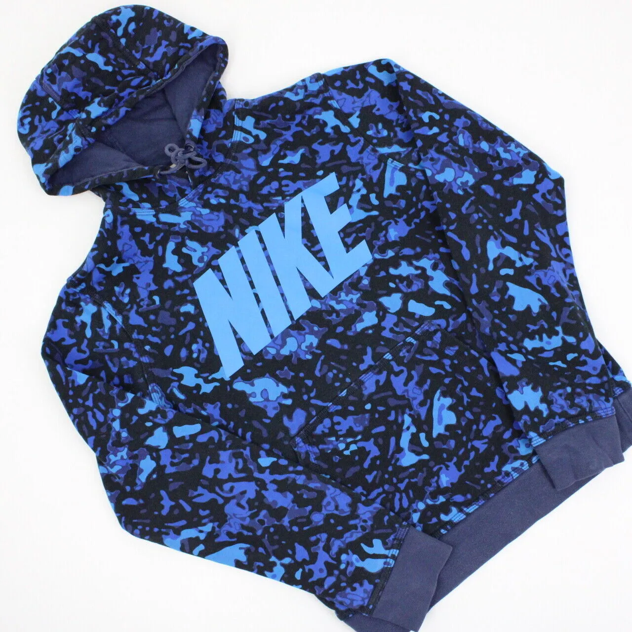 NIKE Hoodie Blue | Small