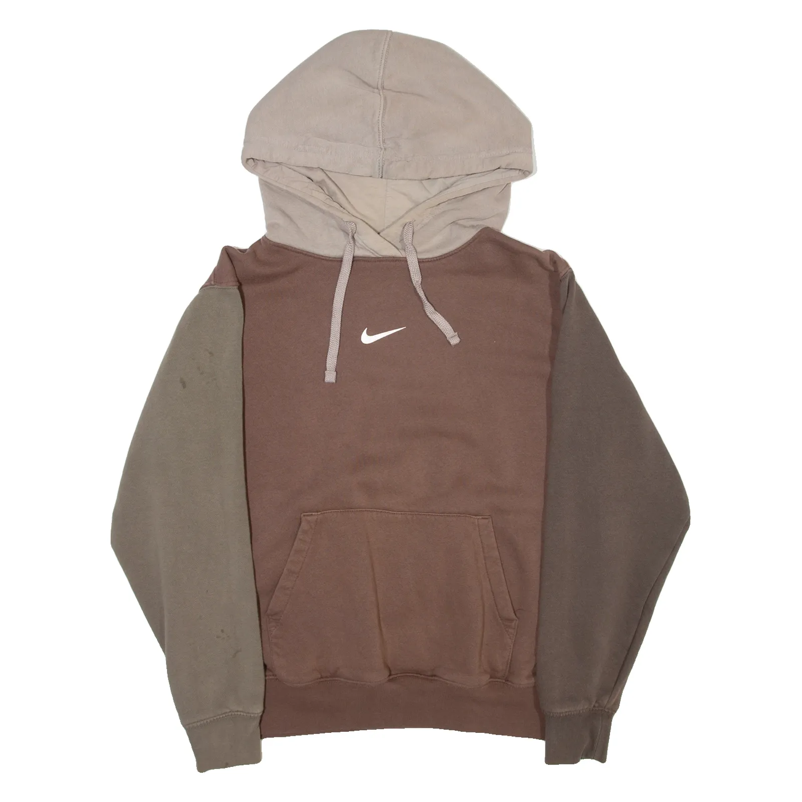 NIKE Mens Brown Hoodie S