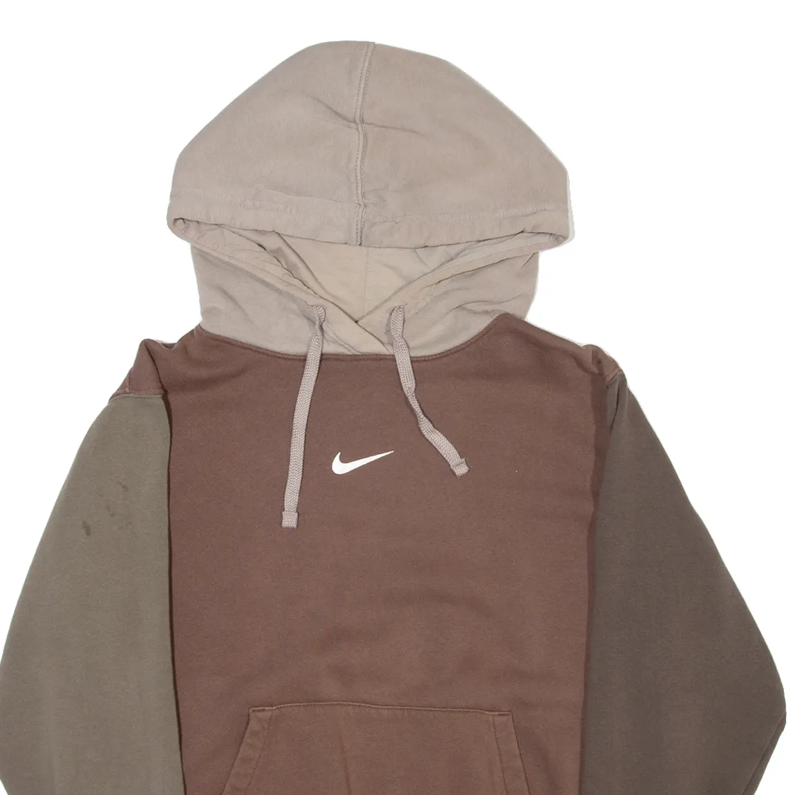 NIKE Mens Brown Hoodie S