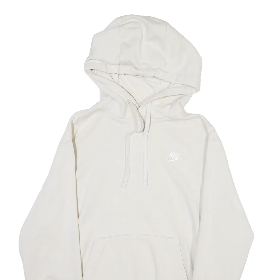 NIKE Mens White Hoodie XS