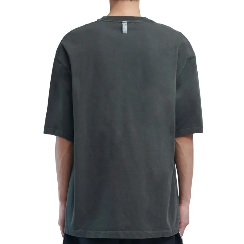 NOMANUAL  |Unisex Street Style U-Neck Plain Cotton Short Sleeves