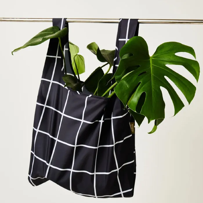 Original Duckhead Reusable Bag Black Grid