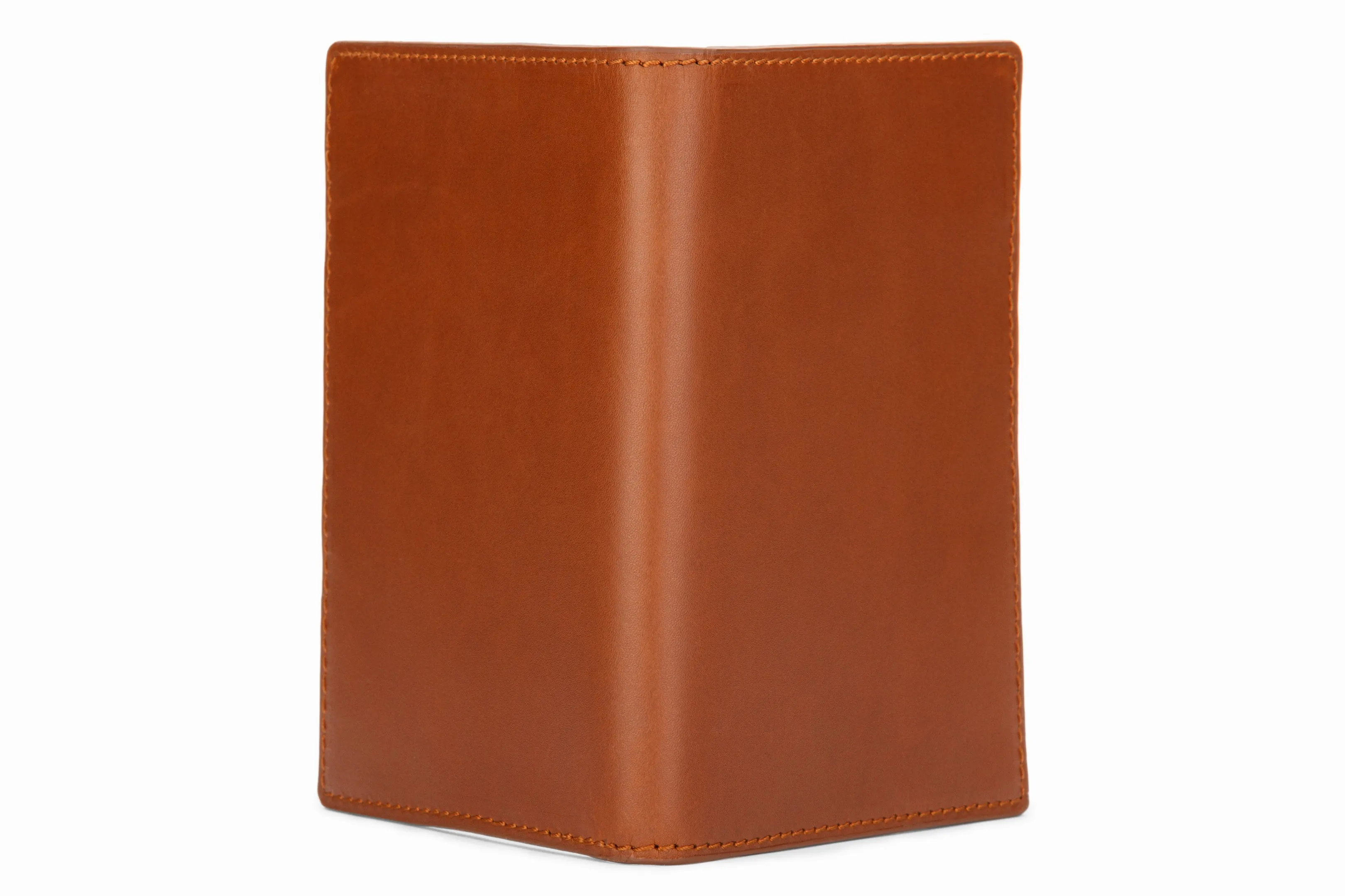 Passport Leather Wallet - Brown