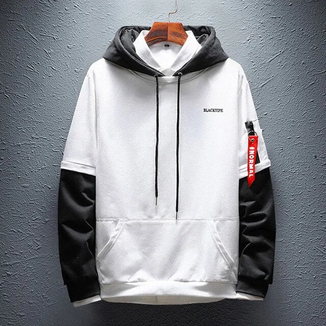 Patchwork 'HYPE' Hoodie