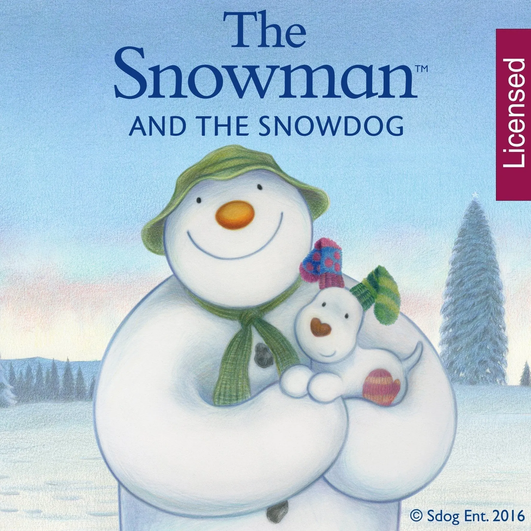 Personalised The Snowman and the Snowdog Friends Bauble