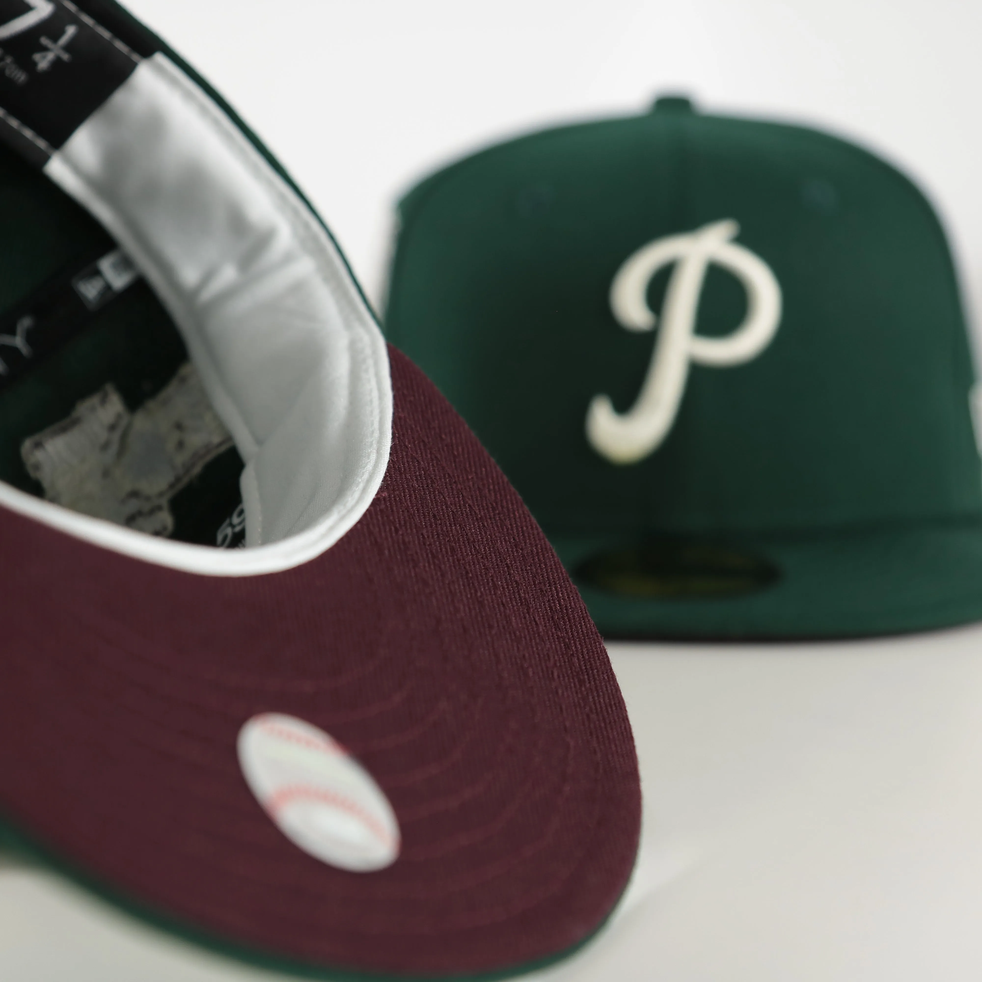 Philadelphia Phillies Cooperstown 1952 All Star Game Side Patch Maroon UV 59Fifty Fitted Cap | Vintage Christmas Movie Pack