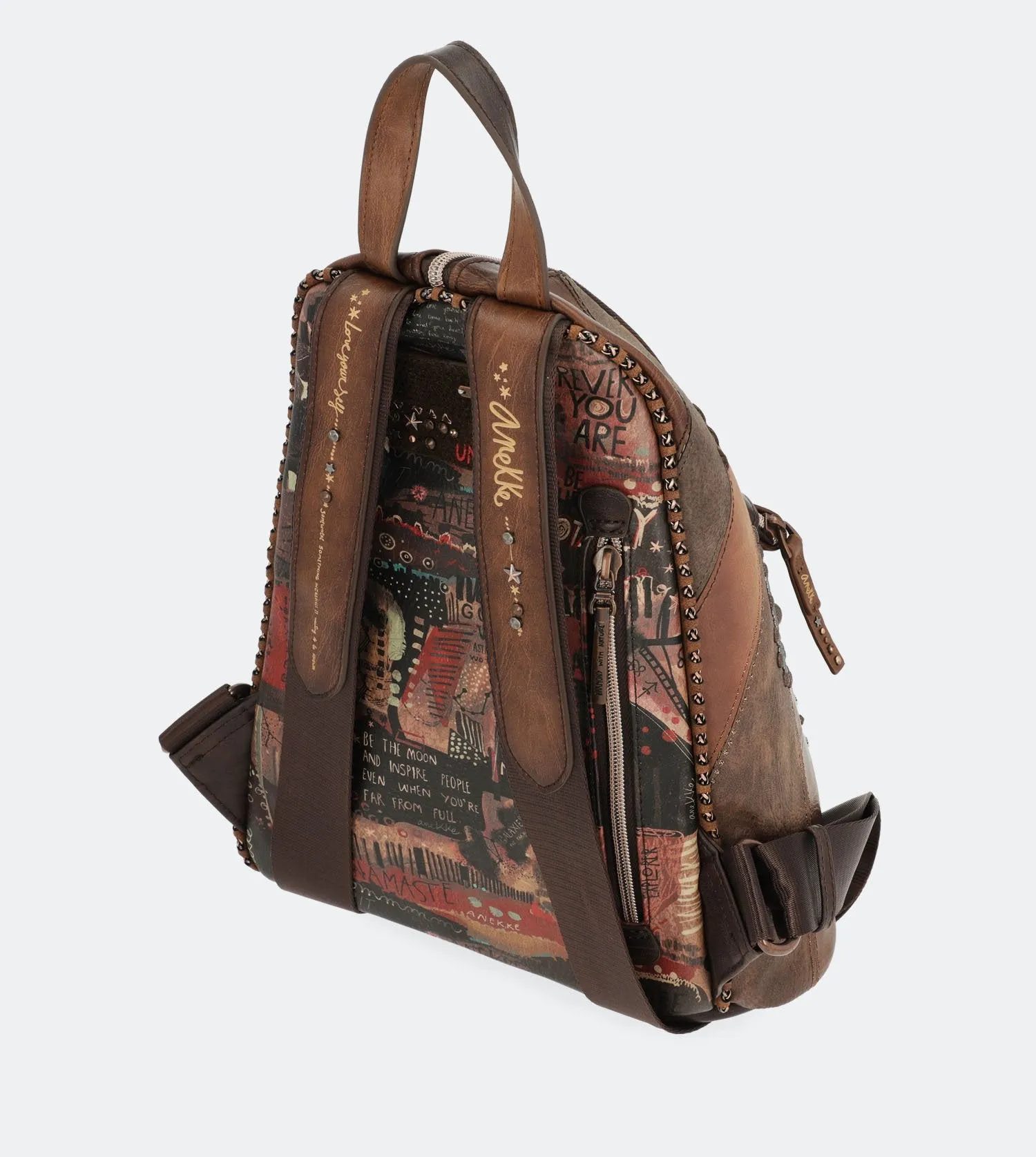 Pretty nature duffel bag style backpack