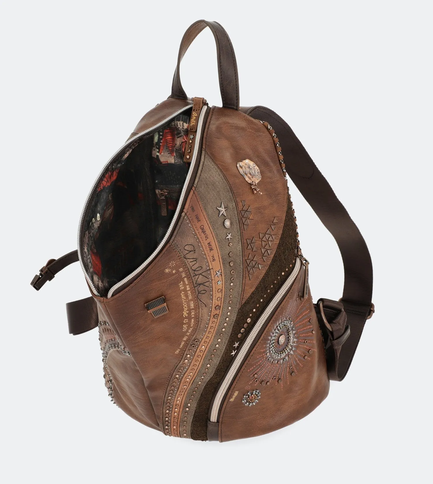 Pretty nature duffel bag style backpack