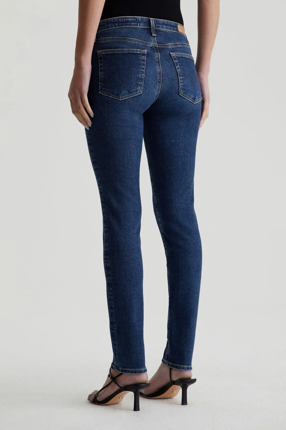 PRIMA MID RISE SLIM IN VP GOLDRUSH