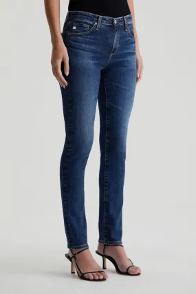 PRIMA MID RISE SLIM IN VP GOLDRUSH