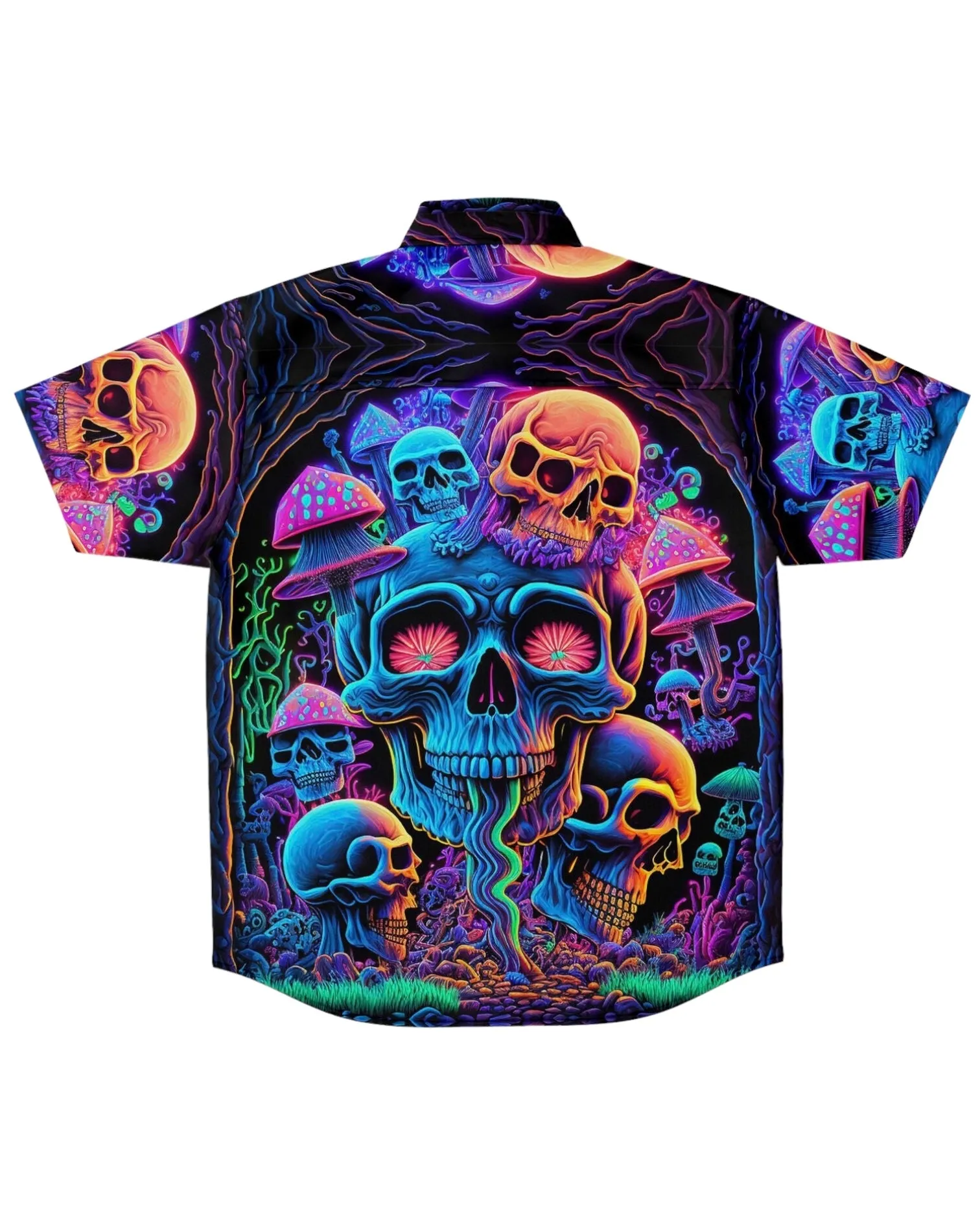 Psychedelic Skull Sanctuary Party Shirt