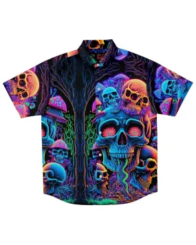 Psychedelic Skull Sanctuary Party Shirt