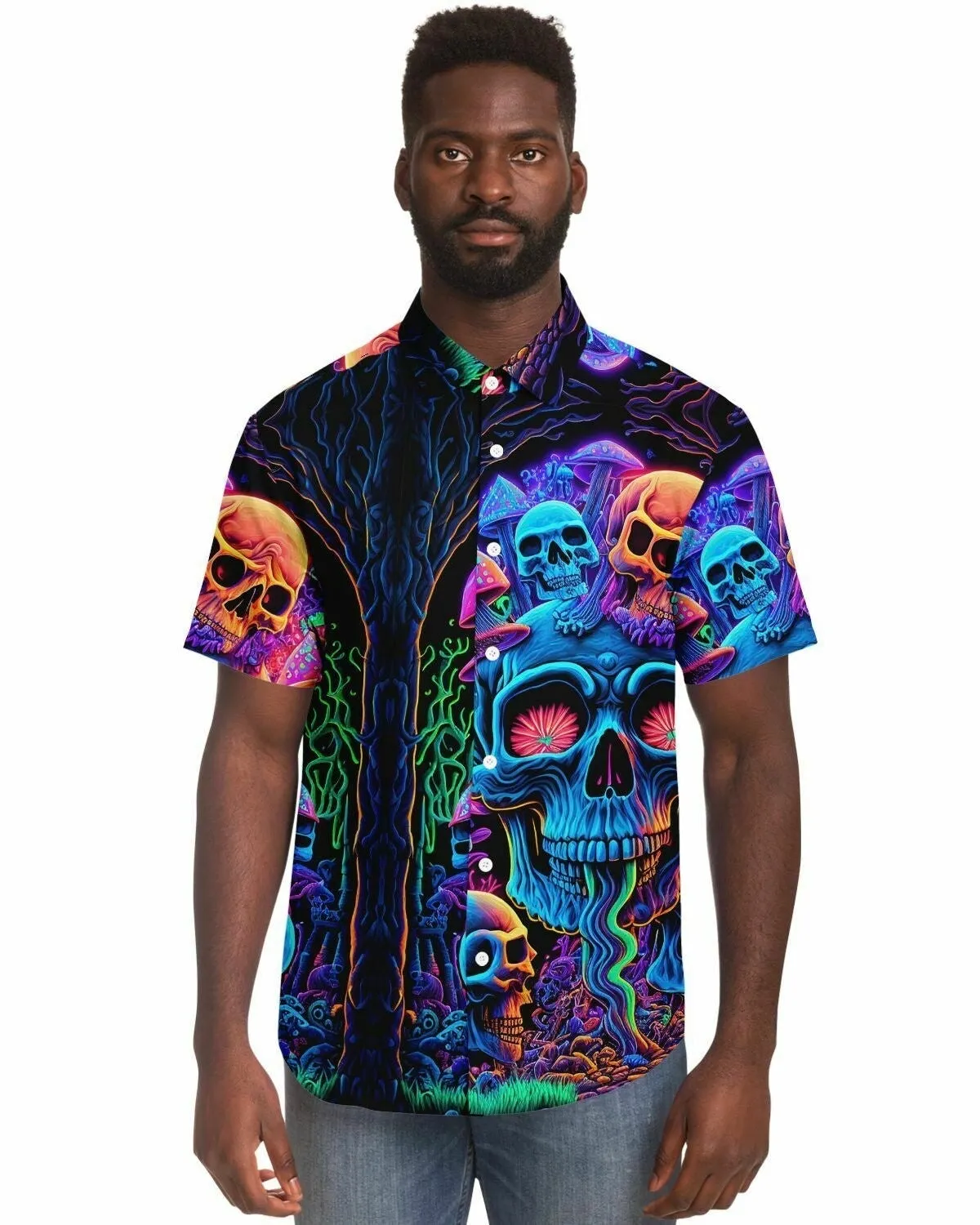 Psychedelic Skull Sanctuary Party Shirt