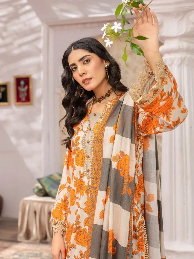 Rang e Noor by Humdum Digital Printed Lawn Unstitched 3Pc Suit REN-06