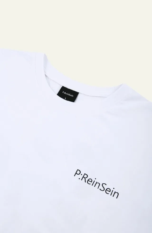 ReinSein  |Crew Neck Unisex Short Sleeves Oversized Logo