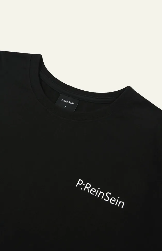 ReinSein  |Crew Neck Unisex Short Sleeves Oversized Logo