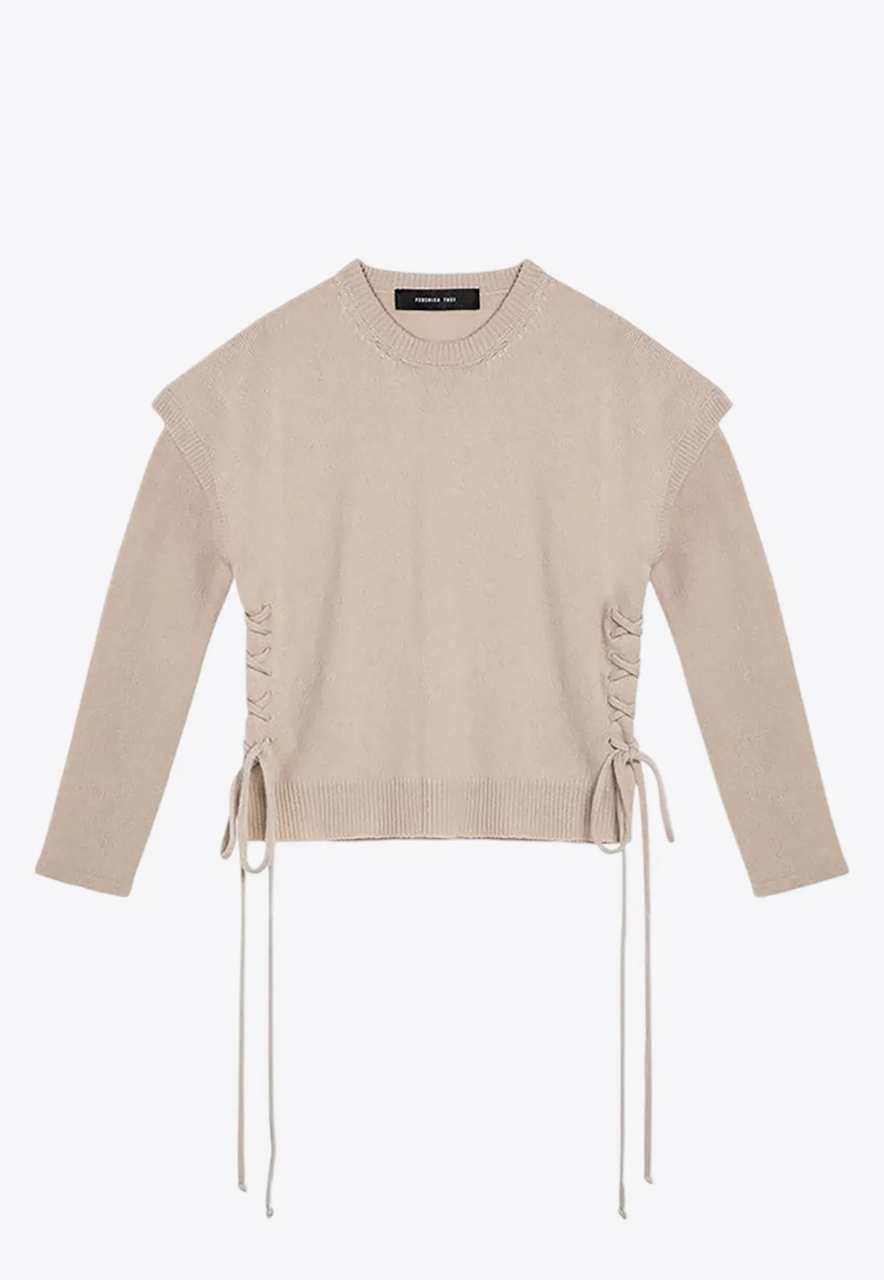 Removable Sleeves Wool Cashmere Sweater