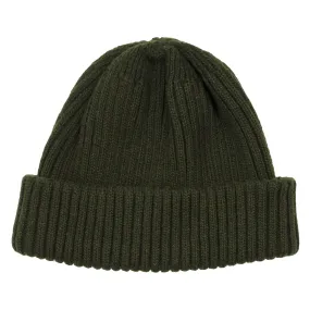 RoToTo - Recycle W/PL 2x2 Beanie - Dark Olive