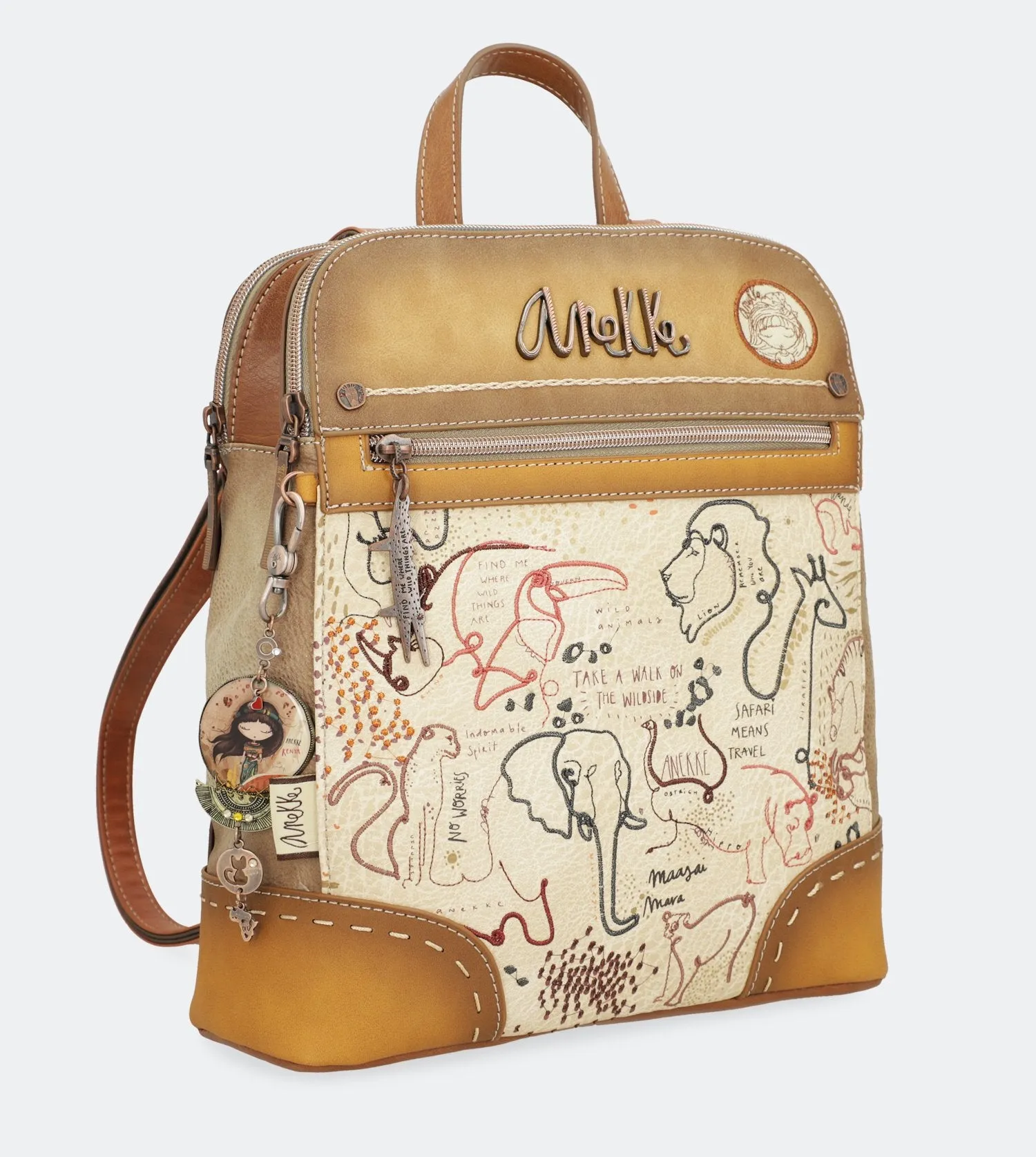 Safari Fusion Backpack with double zip