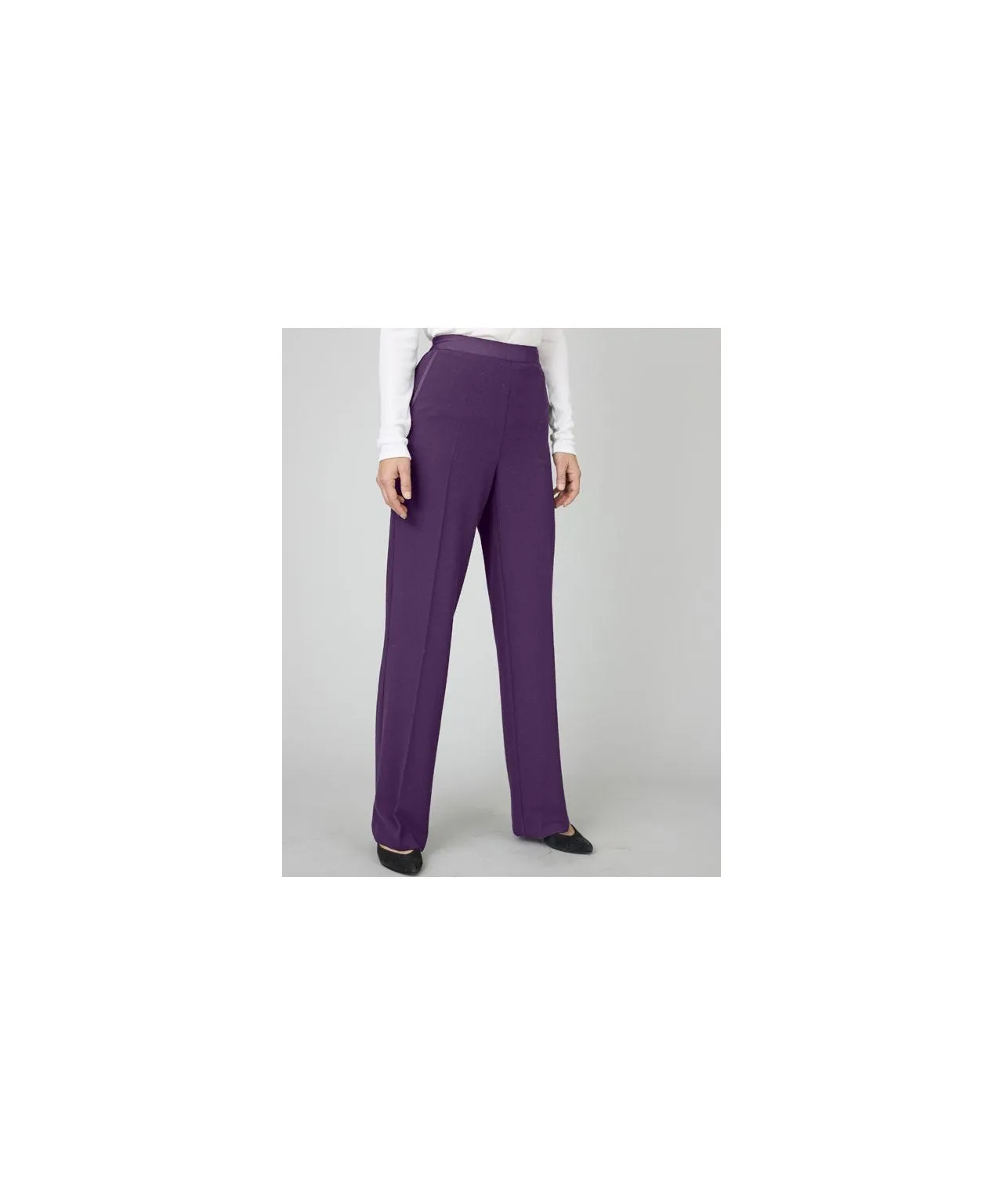 Satin Trim Trousers