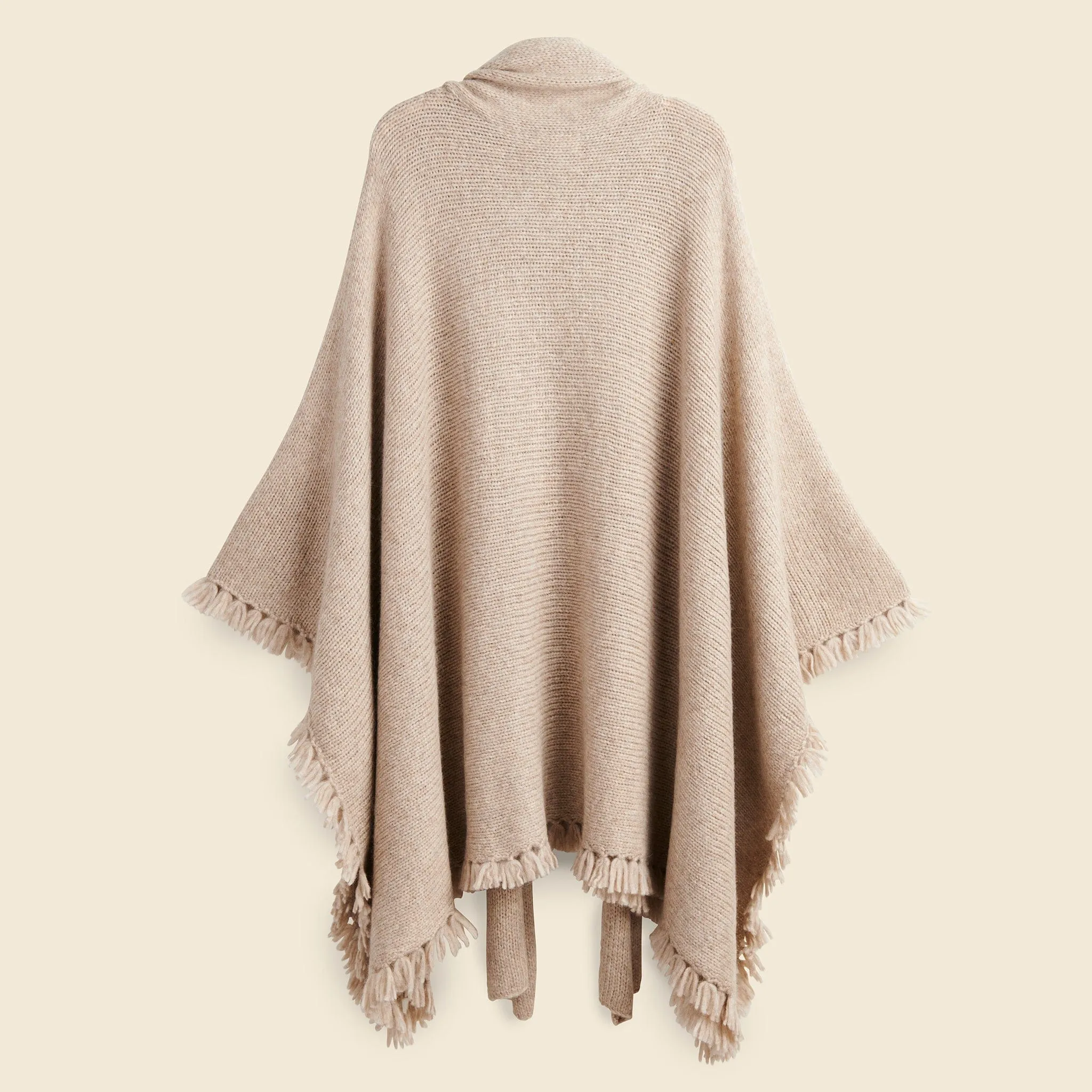 Scarf Sweater Poncho - Deer