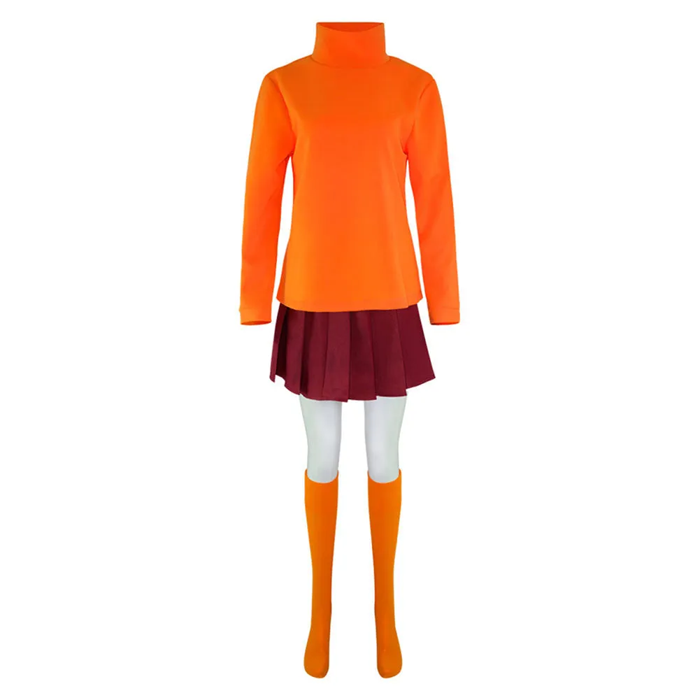 Scooby-Doo -  Velma  Cosplay Costume Outfits Halloween Carnival Suit